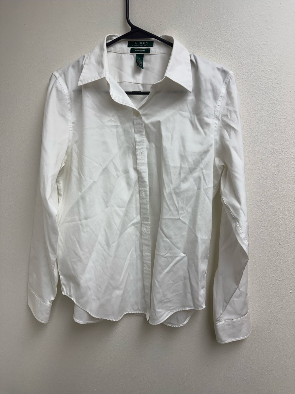 Lauren Ralph Lauren White Classic Button-Down Shirt
